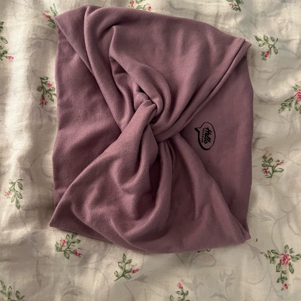 Women's Purple Extra wide head wrap
